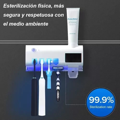 Esterilizador UV & Dispensador de Pasta - Diseño Inteligente de Pared